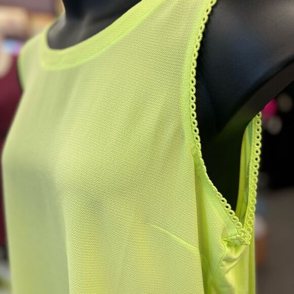 Tribal Ladies Lime green Tank Top - Picture 3 of 11